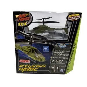 Air Hogs R/C AH-64 Apache Havoc RC Helicopter Target Exclusive New In Box NIB